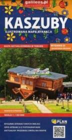 Okładka książki Mapa atrakcji tur. - Kaszuby 1:130 000