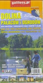 Okładka książki Mapa turystyczna -Dolina Pałaców i Ogrodów 1:25000