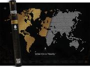 Opakowanie Mapa zdrapka. Loft black