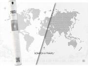 Opakowanie Mapa zdrapka. Loft White