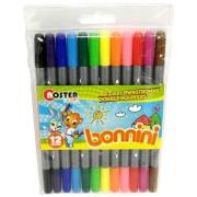 Opakowanie Mazaki Bonnini dwustronne 12 kolorów