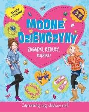 Modne dziewczyny. Zagadki, rebusy, sudoku. Autor: Regan Lisa. Dadada.pl Okładka książki Modne dziewczyny. Zagadki, rebusy, sudoku