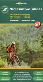 Opakowanie Nadleśnictwo Gdańsk mapa turystyczna dwustronna