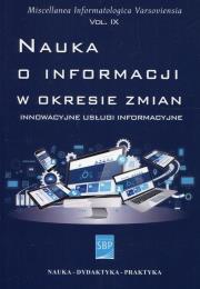 Opakowanie Nauka o informacji w okresie zmian
