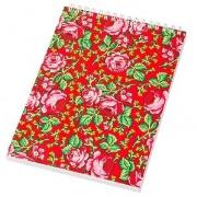 Opakowanie Notes FOLK na spirali- format A5-góralski czerwony