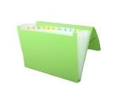 Opakowanie Penmate aktówka A4 PP-104 z 13 przegródkami zielona