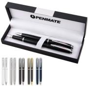Opakowanie Penmate komplet długopis+pióro wieczne Virtuo złote TT7646