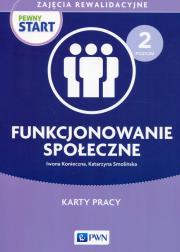 Pewny Start Zajęcia rewalidacyjne Karty pracy Poziom 2. Autor: Konieczna Iwona L., Katarzyna Smolińska. Dadada.pl Okładka książki Pewny Start Zajęcia rewalidacyjne Karty pracy Poziom 2