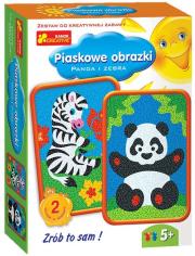 Opakowanie Piaskowe obrazki Panda i zebra