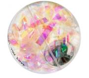 Opakowanie Piłka z buźką przeźroczysta 6,5cm