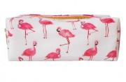 Opakowanie Piórnik biały Różowe Flamingi