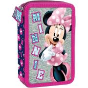 Opakowanie Piórnik dwukomorowy z wyposażeniem Minnie 21