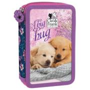 Opakowanie Piórnik z wyposażeniem dwukomorowy Cleo i Frank