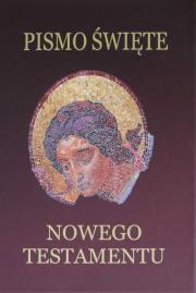 Pismo Święte Nowego Testamentu. Autor: ks. bp. Romaniuk Kazimierz. Dadada.pl Okładka książki Pismo Święte Nowego Testamentu