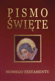 Pismo Święte Nowego Testamentu. Autor: ks. bp. Romaniuk Kazimierz. Dadada.pl Okładka książki Pismo Święte Nowego Testamentu