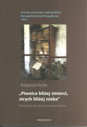Piwnica bliżej śmierci strych bliżej nieba. Autor: Roeske Małgorzata. Dadada.pl Okładka książki Piwnica bliżej śmierci strych bliżej nieba