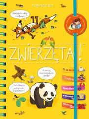 Powiedz mi! Zwierzęta!. Autor: Sophie De Mullenheim. Dadada.pl Okładka książki Powiedz mi! Zwierzęta!