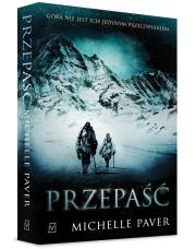 Przepaść. Autor: Michelle Paver. Dadada.pl Okładka książki Przepaść