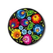 Opakowanie Przypinka mała - łowicka czarna 37 mm FOLKSTAR