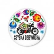 Opakowanie Przypinka mała - szybka dziewucha 37 mm FOLKSTAR