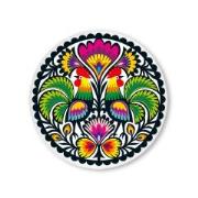 Opakowanie Przypinka mała - wycinanka koguty 37 mm FOLKSTAR