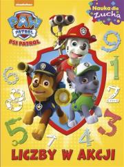 Okładka książki Psi Patrol. Nauka dla Zucha . Liczby w akcji od 18m.