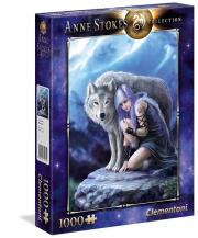 Okładka książki Puzzle 1000 el Anne Stokes- Opiekun
