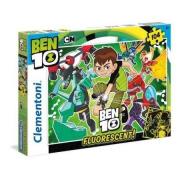 Okładka książki Puzzle 104 el fluorescencyjne Ben 10