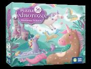 Okładka książki Puzzle - Jednorożce (56 elementów)
