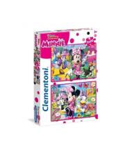 Okładka książki Puzzle SuperColor Minnie 2x20