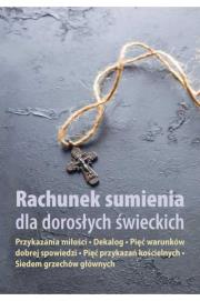 Rachunek sumienia dla dorosłych świeckich. Autor: Robert Krawiec OFMCap. Dadada.pl Okładka książki Rachunek sumienia dla dorosłych świeckich