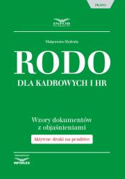 Okładka książki RODO dla kadrowych i HR