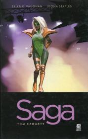Saga Tom 4. Autor: Vaughan Brian K., Staples Fiona. Dadada.pl Okładka książki Saga Tom 4