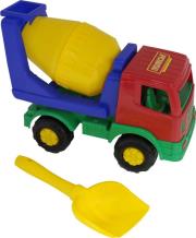 Samochód-betoniarka Miraż + łopatka Nr5. Wydawca: Polesie Poland. Dadada.pl Opakowanie Samochód-betoniarka Miraż + łopatka Nr5