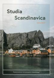 Opakowanie Studia Scandynavica 1 (21) / 2017