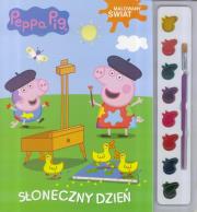 Okładka książki Świnka Peppa. Malowany świat. Słoneczny dzień