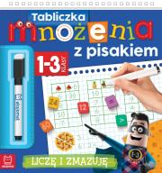 Tabliczka mnożenia z pisakiem. Klasy 1-3. Liczę i zmazuję. Autor: Opracowanie zbiorowe. Dadada.pl Okładka książki Tabliczka mnożenia z pisakiem. Klasy 1-3. Liczę i zmazuję