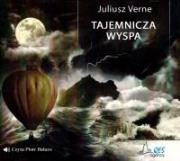 Tajemnicza wyspa. Audiobook QES. Autor: Juliusz Verne. Dadada.pl Okładka książki Tajemnicza wyspa. Audiobook QES