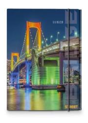 Okładka książki Teczka A4 z gumką Bridges STREET