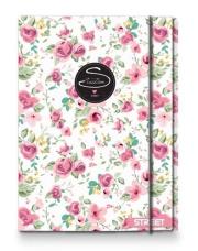 Okładka książki Teczka A4 z gumką Flowers STREET
