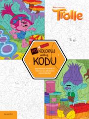 Trolle. Pokoloruj według kodu. Autor: Adrianna Zabrzewska. Dadada.pl Okładka książki Trolle. Pokoloruj według kodu