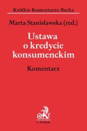 Okładka książki Ustawa o kredycie konsumenckim. Komentarz