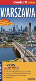 Warszawa plan miasta 1:29 000. Wydawca: ExpressMap. Dadada.pl Opakowanie Warszawa plan miasta 1:29 000