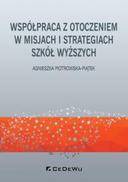 Okładka książki Współpraca z otoczeniem w misjach i strategiach szkół wyższych