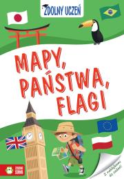 Okładka książki Zdolny uczeń. Mapy, państwa, flagi