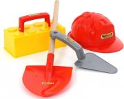 Zestaw kamieniarza Construct 5 elementów.. Wydawca: Polesie Poland. Dadada.pl Opakowanie Zestaw kamieniarza Construct 5 elementów.