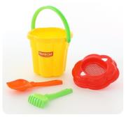 Opakowanie Zestaw Nr 78 wiaderko-kwiatek duże sito-kwiatek duże łopatka grabki