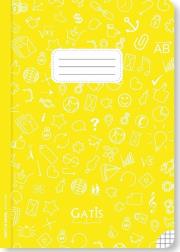 Opakowanie Zeszyt A5 Eco Yellow w kratkę 60 kartek 10 sztuk