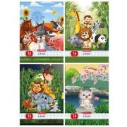 Opakowanie Zeszyt A5/16K linia Happy Pets (10szt)