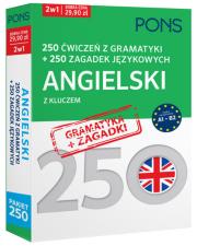250 ćwiczeń z gramatyki Angielski + 250 zagadek. Autor: Opracowanie zbiorowe. Dadada.pl Okładka książki 250 ćwiczeń z gramatyki Angielski + 250 zagadek